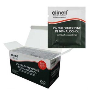 clinell - 2% chlorhexidină & 70% alcool